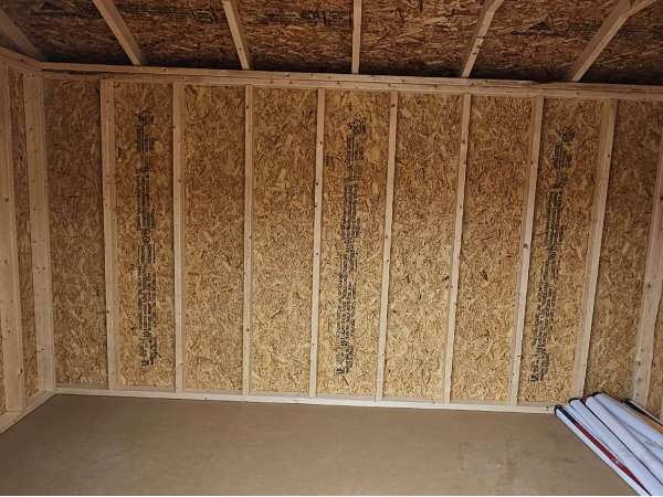 2180 Utility Shed 8x12 Driftwood with Rustic Rd roof - no permit required - Image 2